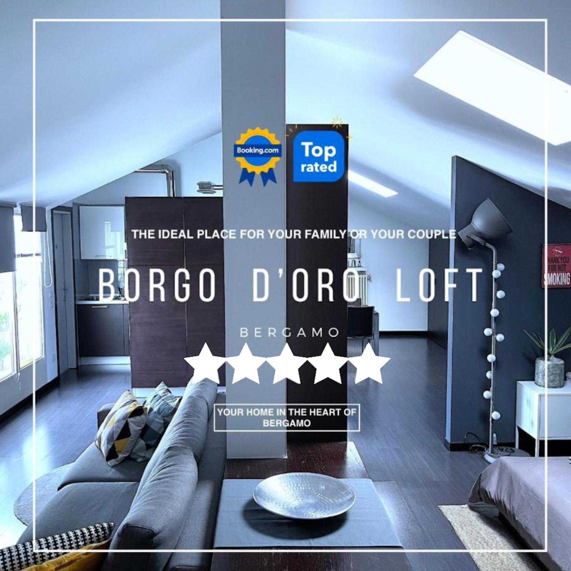 Borgo D'Oro Loft Apartment Bergamo Bagian luar foto